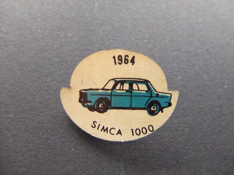 Simca 1000 oldtimer 1964 blauw